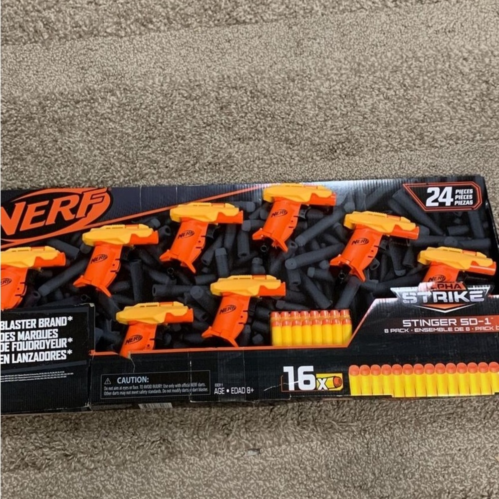 Nerf Alpha Strike Stinger SD-1 Blaster Pack - Orange and Black